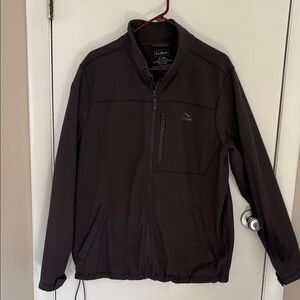 L.L. Bean Men's Dark Grey Lightweight Softshell Jacket